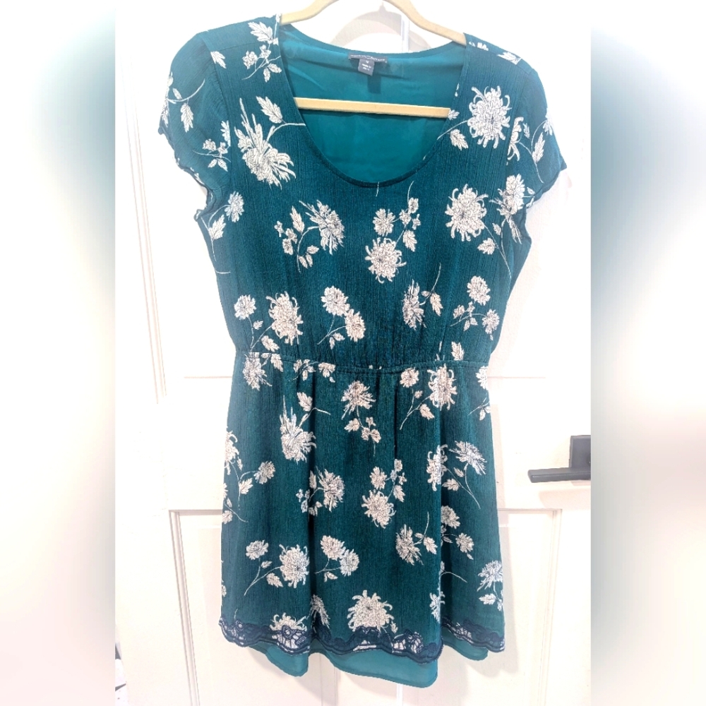 Floral Teal Dress